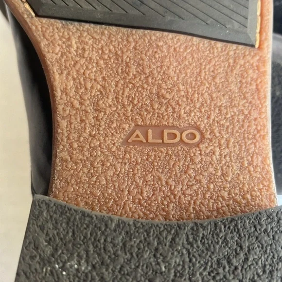 ALDO Black Suede and Leather LaceUp Boots - Picture 7 of 9
